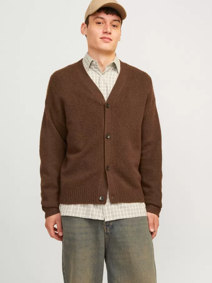 Plain Knitted cardigan-Jack & Jones Hot