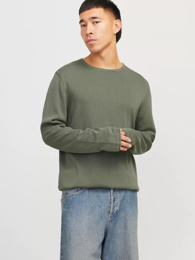 Plain Knitted pullover-Jack & Jones Cheap