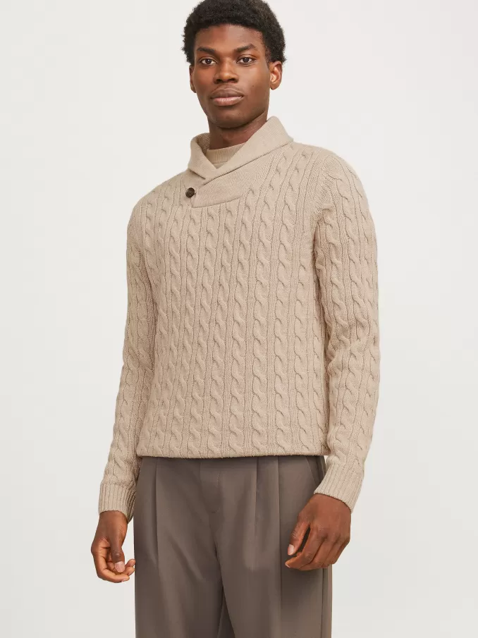 Plain Knitted pullover-Jack & Jones Sale