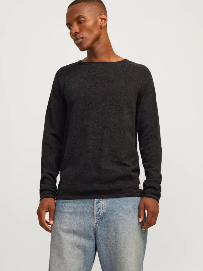 Plain Knitted pullover-Jack & Jones Store