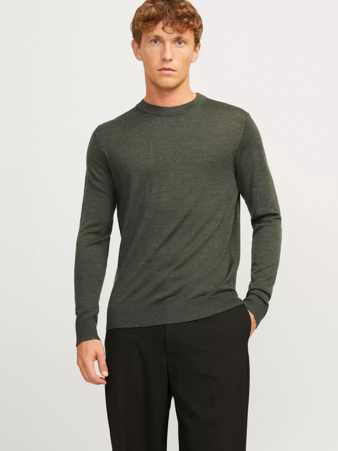 Plain Knitted pullover-Jack & Jones New