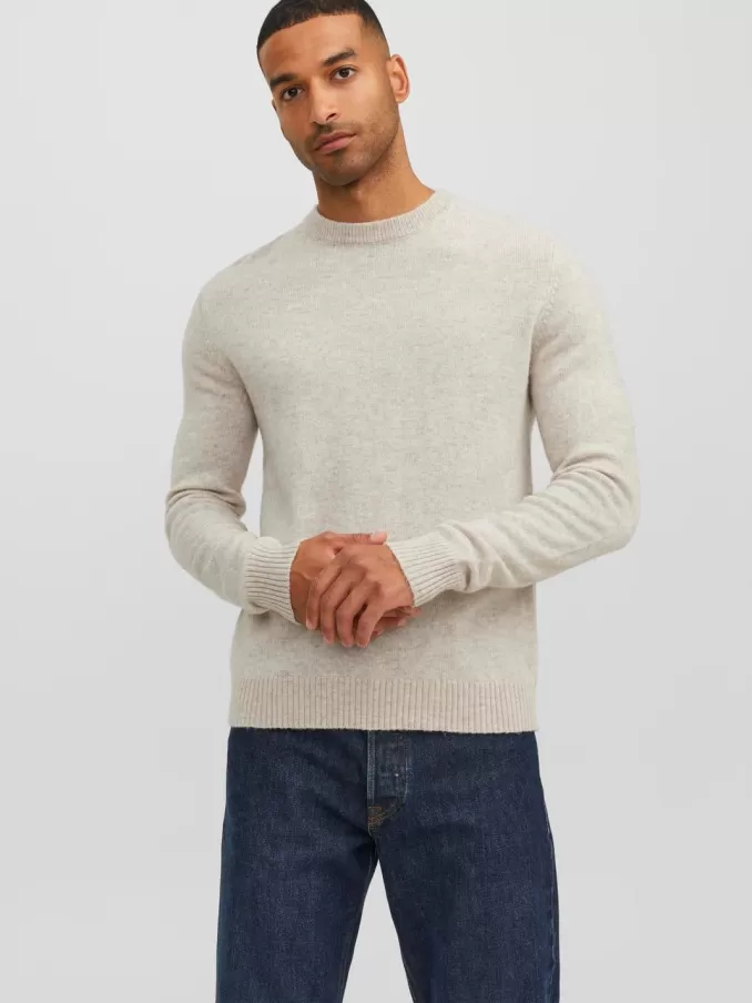 Plain Knitted pullover-Jack & Jones Fashion