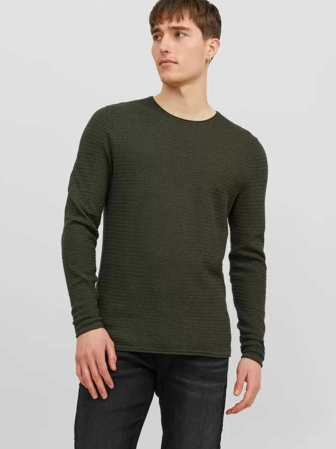 Plain Knitted pullover-Jack & Jones Flash Sale