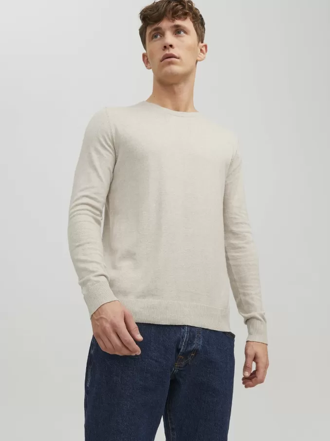 Plain Knitted pullover-Jack & Jones New