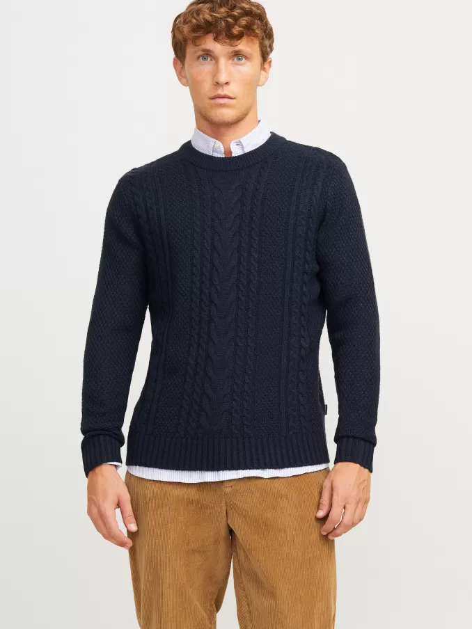 Plain Knitted pullover-Jack & Jones Online