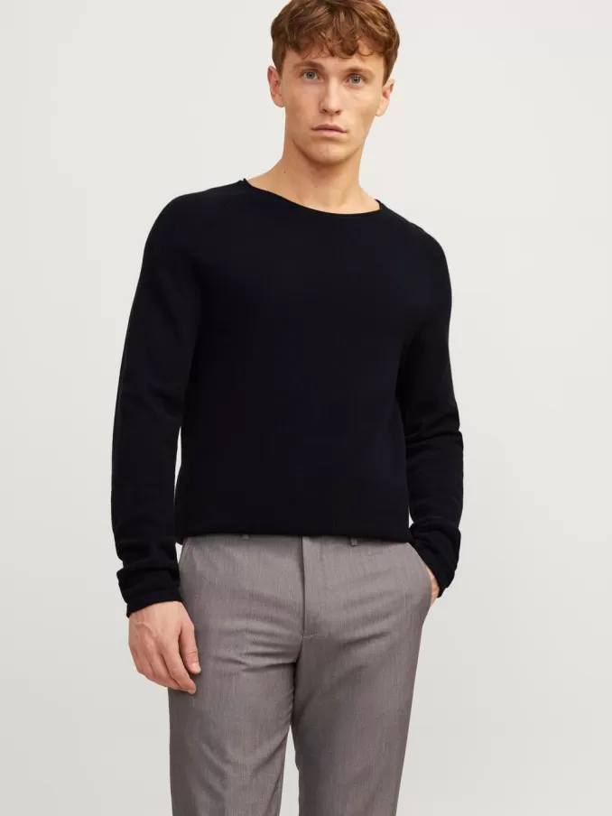 Plain Knitted pullover-Jack & Jones New