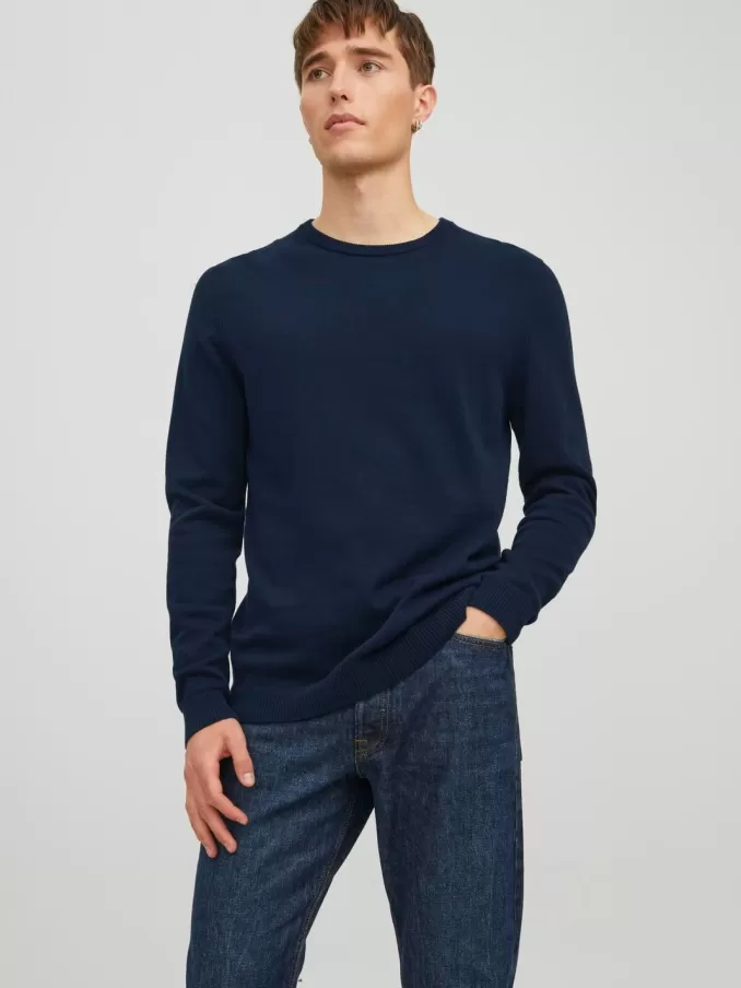 Plain Knitted pullover-Jack & Jones Hot