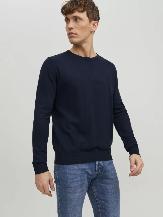 Plain Knitted pullover-Jack & Jones New