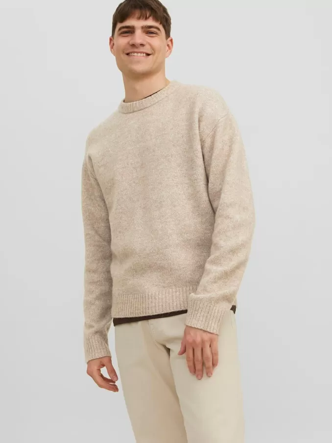 Plain Knitted pullover-Jack & Jones Clearance