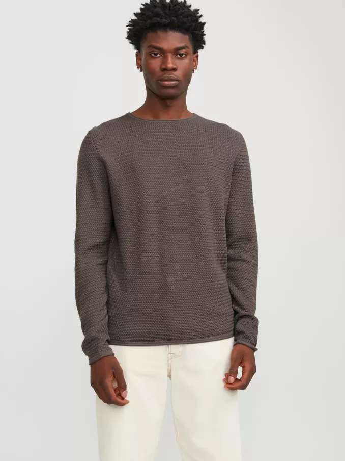 Plain Knitted pullover-Jack & Jones Hot