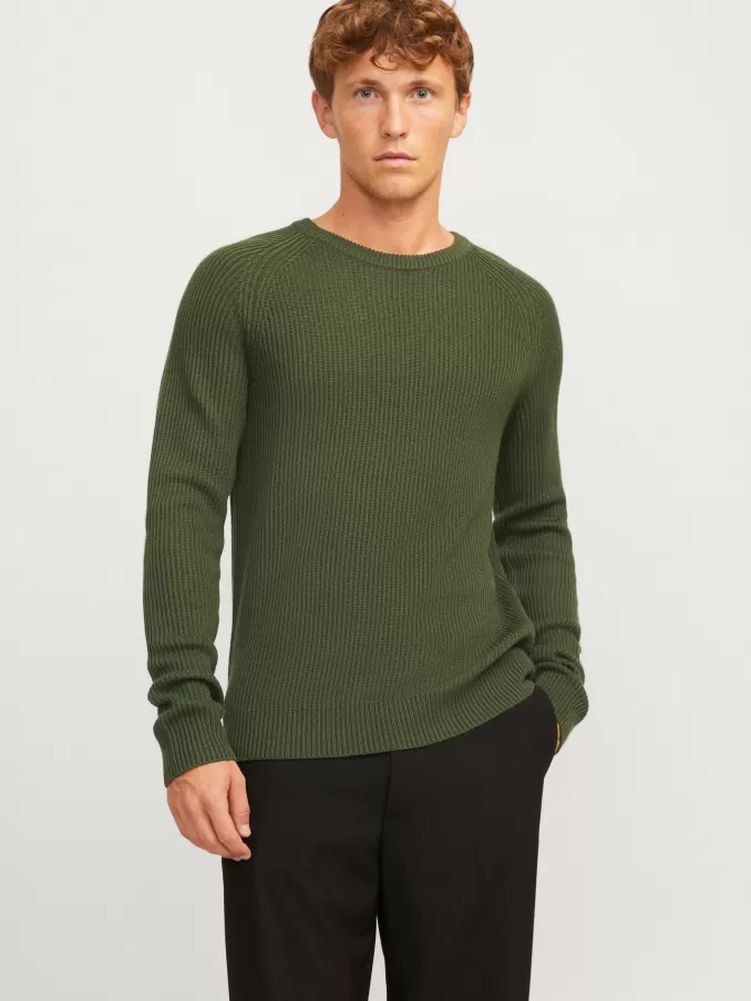 Plain Knitted pullover-Jack & Jones Store