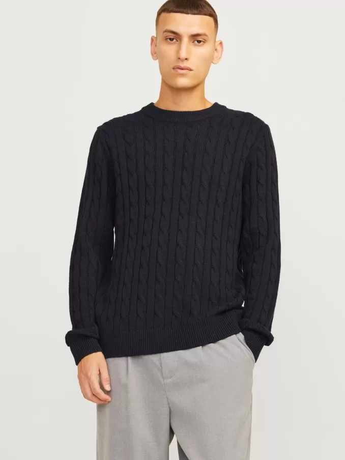 Plain Knitted pullover-Jack & Jones New