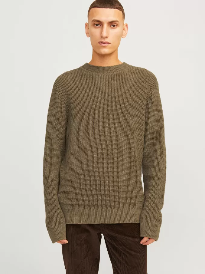 Plain Knitted pullover-Jack & Jones New