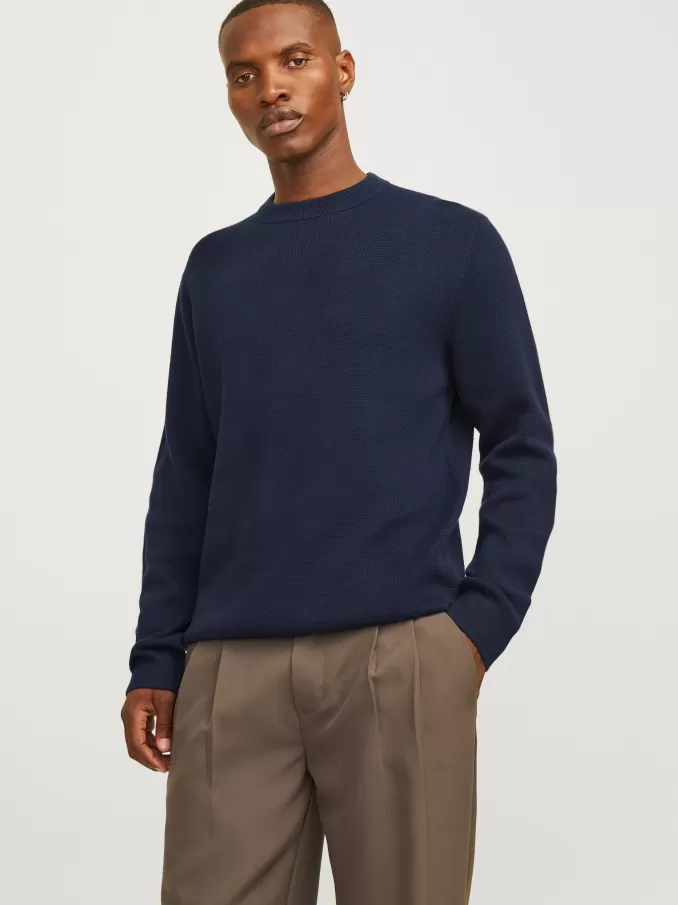 Plain Knitted pullover-Jack & Jones New