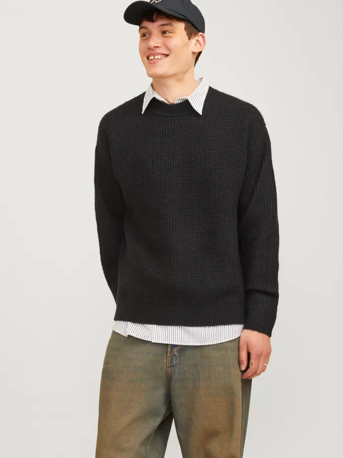 Plain Knitted pullover-Jack & Jones Store