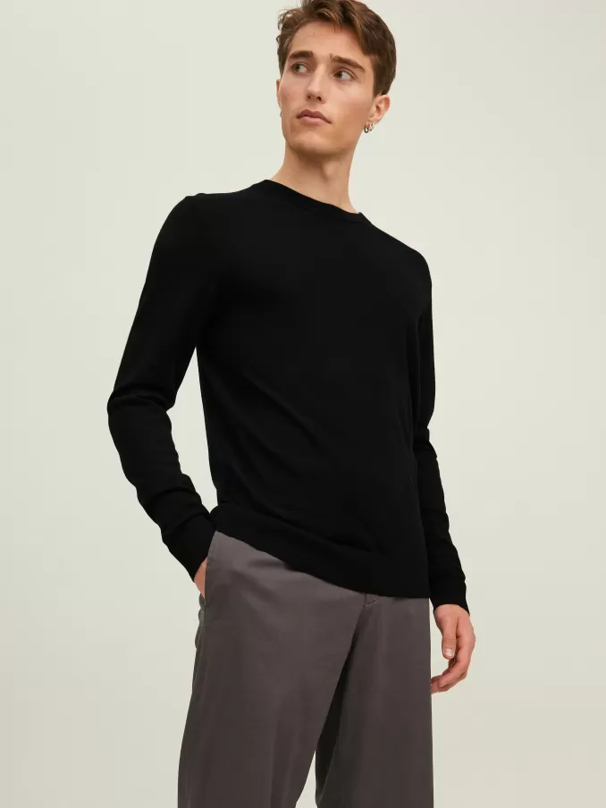 Plain Knitted pullover-Jack & Jones Store