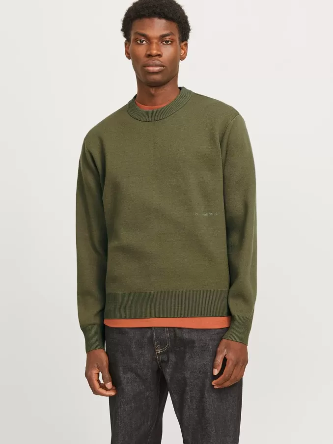 Plain Knitted pullover-Jack & Jones Cheap