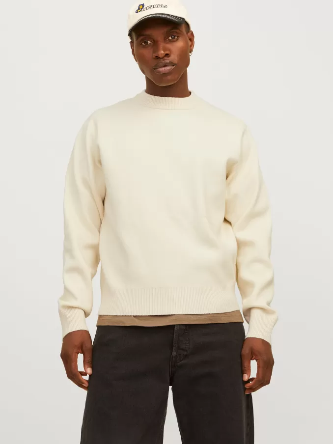 Plain Knitted pullover-Jack & Jones Clearance