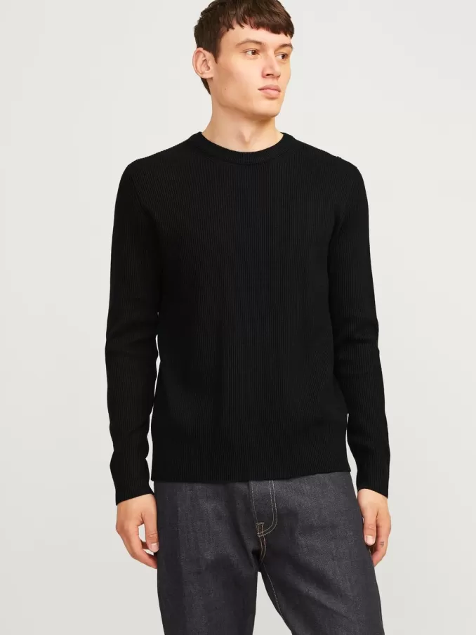 Plain Knitted pullover-Jack & Jones Clearance