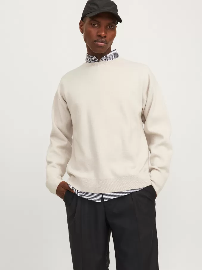 Plain Knitted pullover-Jack & Jones New