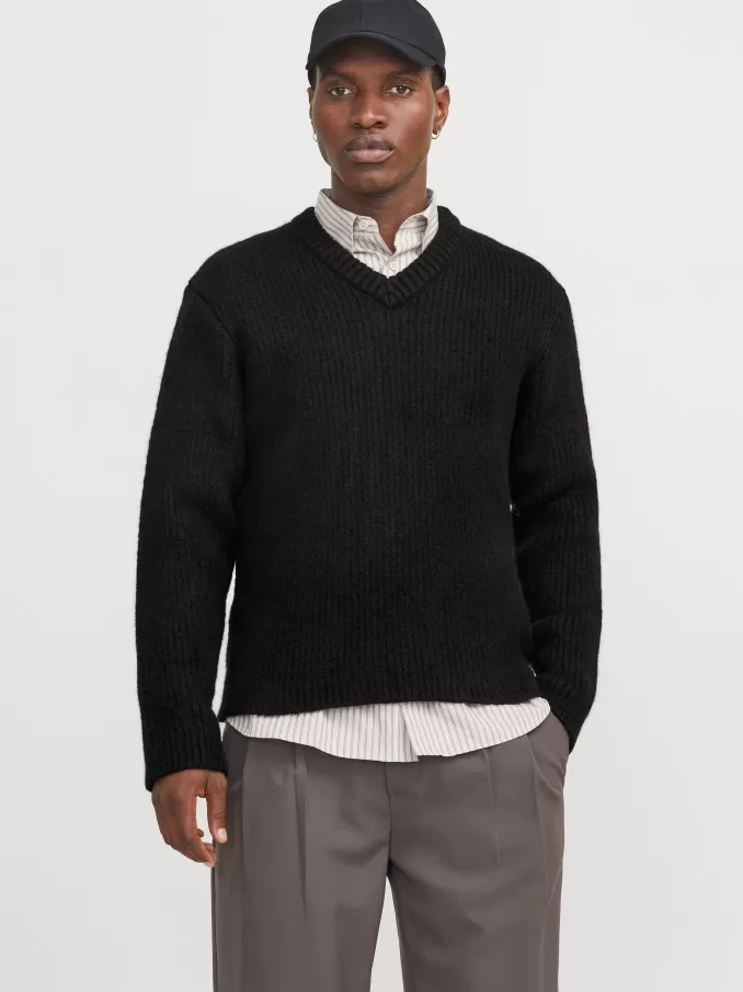 Plain Knitted pullover-Jack & Jones Outlet