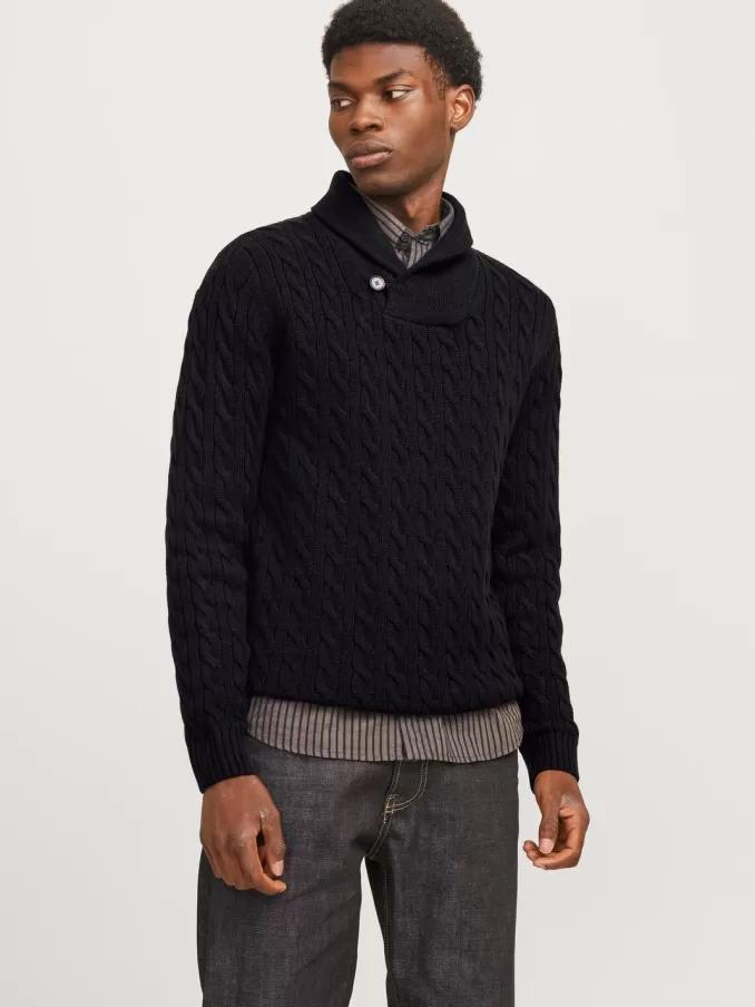 Plain Knitted pullover-Jack & Jones Best