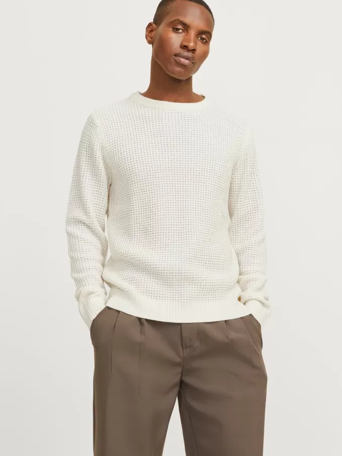 Plain Knitted pullover-Jack & Jones Fashion