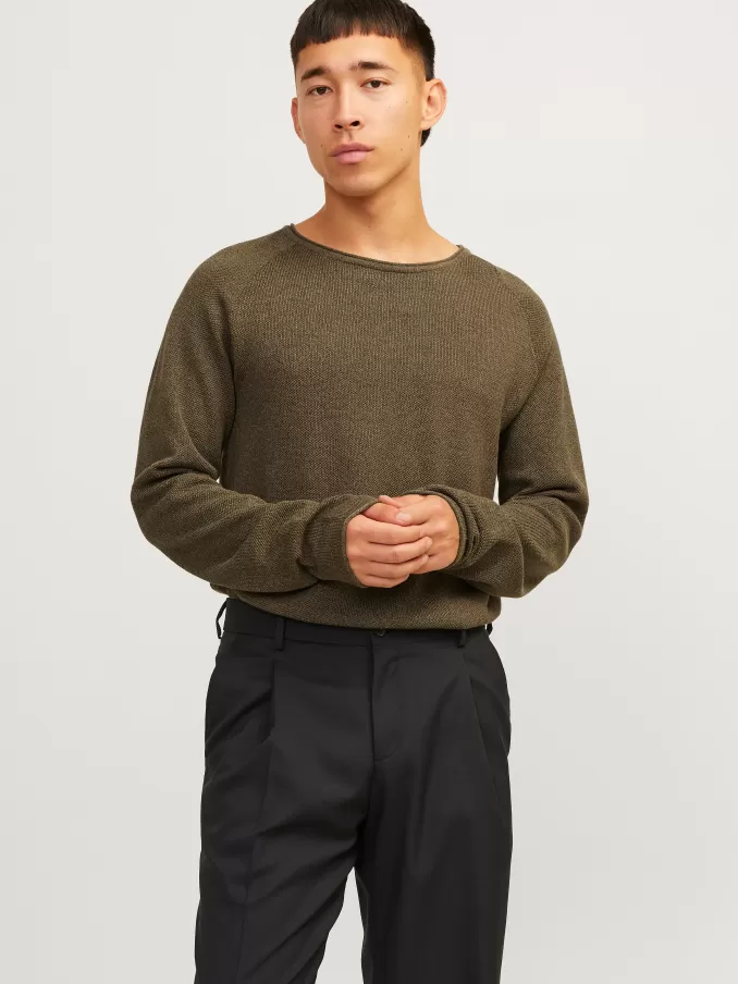 Plain Knitted pullover-Jack & Jones Best