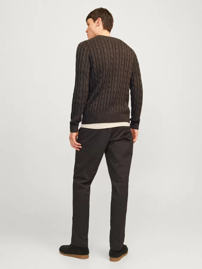 Plain Knitted pullover-Jack & Jones Fashion