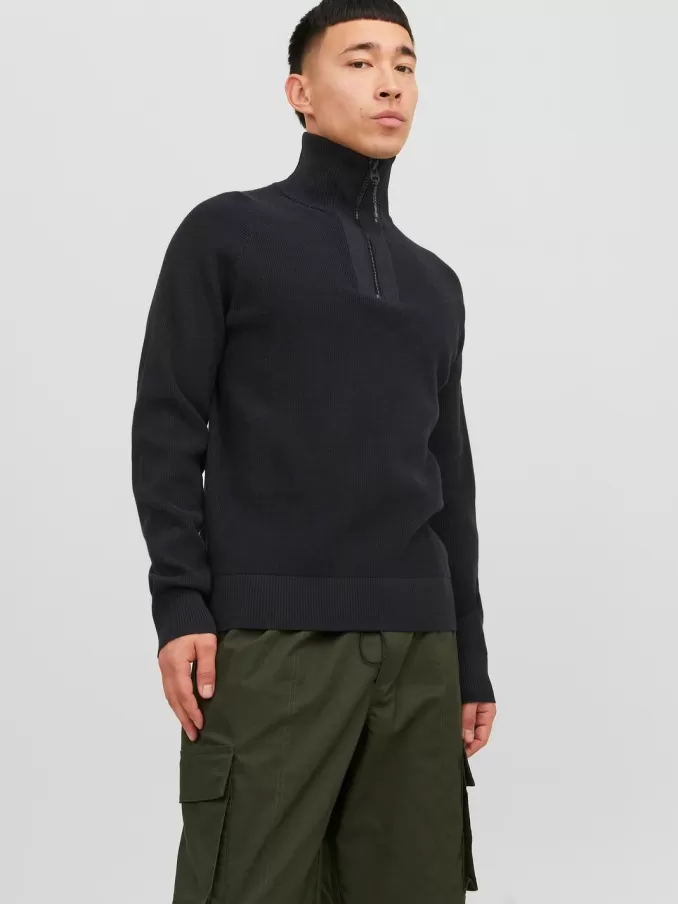 Plain Quarter zip-Jack & Jones Store