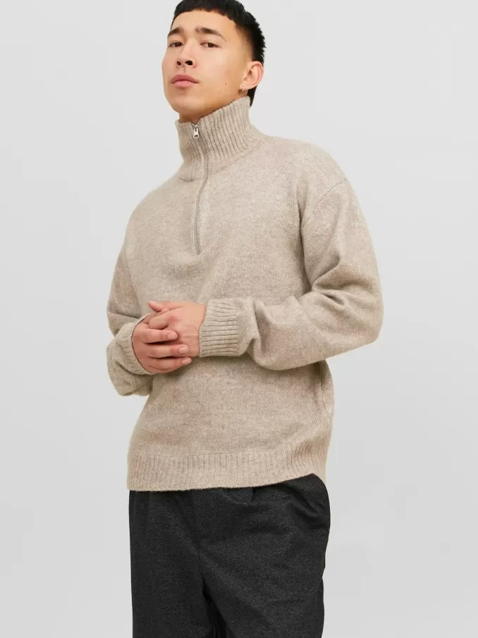 Plain Quarter zip-Jack & Jones Flash Sale