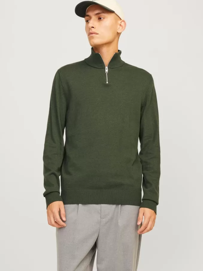 Plain Quarter zip-Jack & Jones Sale