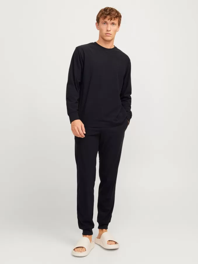 Plain Round Neck Loungewear set-Jack & Jones Best