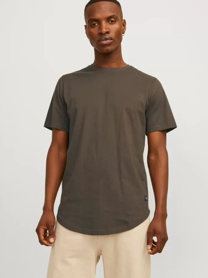 Plain Round neck T-shirt-Jack & Jones New