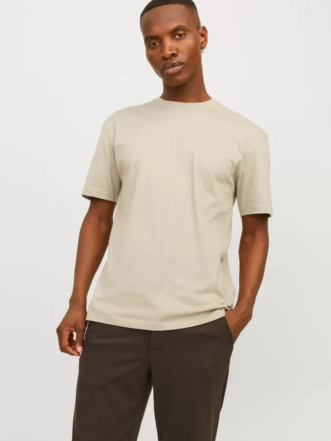 Plain Round neck T-shirt-Jack & Jones Store