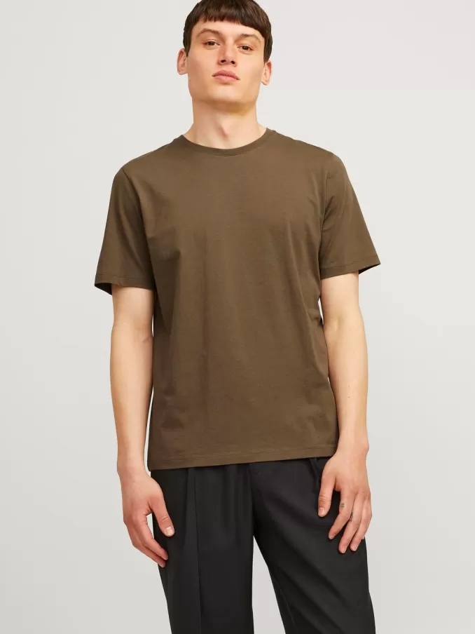 Plain Round neck T-shirt-Jack & Jones New