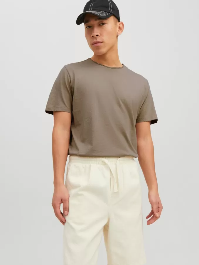 Plain Round neck T-shirt-Jack & Jones Fashion