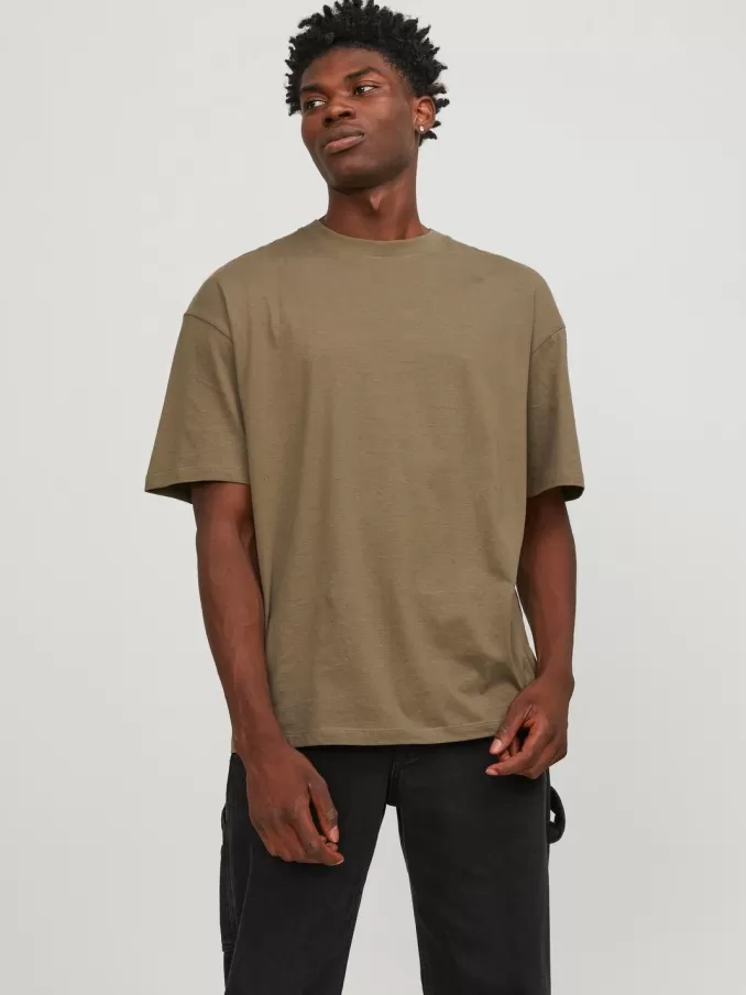 Plain Round neck T-shirt-Jack & Jones Outlet