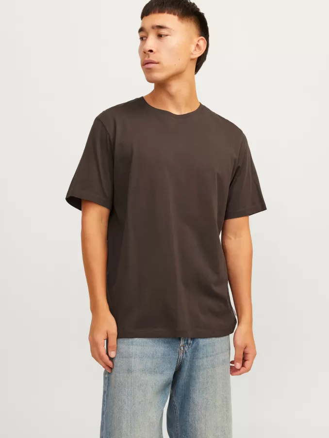 Plain Round neck T-shirt-Jack & Jones New