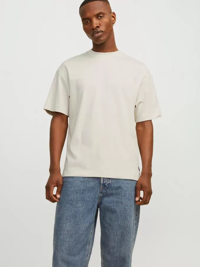 Plain Round neck T-shirt-Jack & Jones Clearance