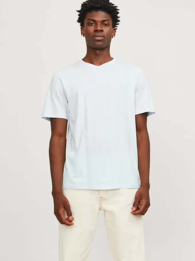 Plain Round neck T-shirt-Jack & Jones Fashion