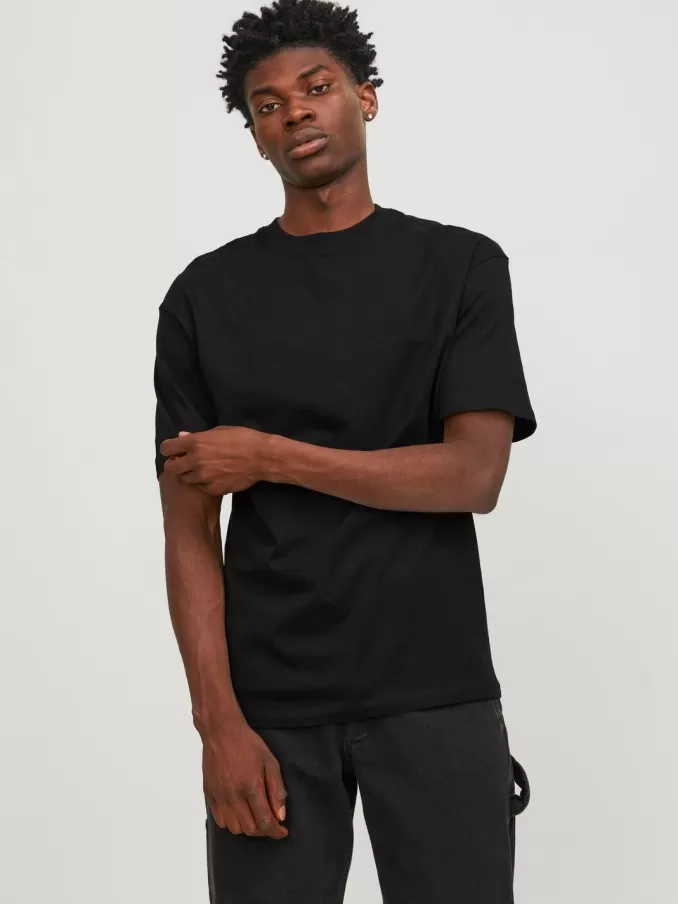 Plain Round neck T-shirt-Jack & Jones New