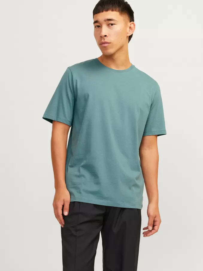 Plain Round neck T-shirt-Jack & Jones Shop