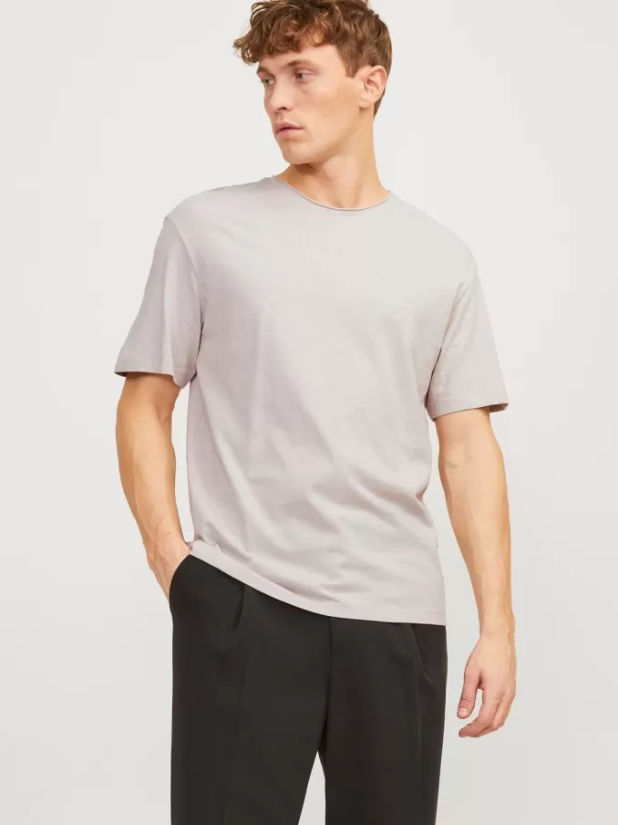 Plain Round neck T-shirt-Jack & Jones New