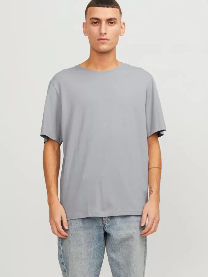 Plain Round neck T-shirt-Jack & Jones Flash Sale