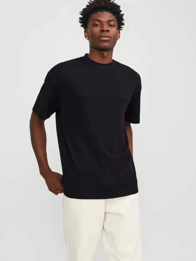 Plain Round neck T-shirt-Jack & Jones Outlet