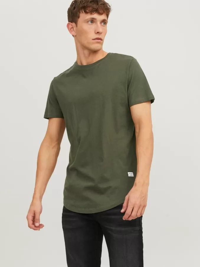 Plain Round neck T-shirt-Jack & Jones Online