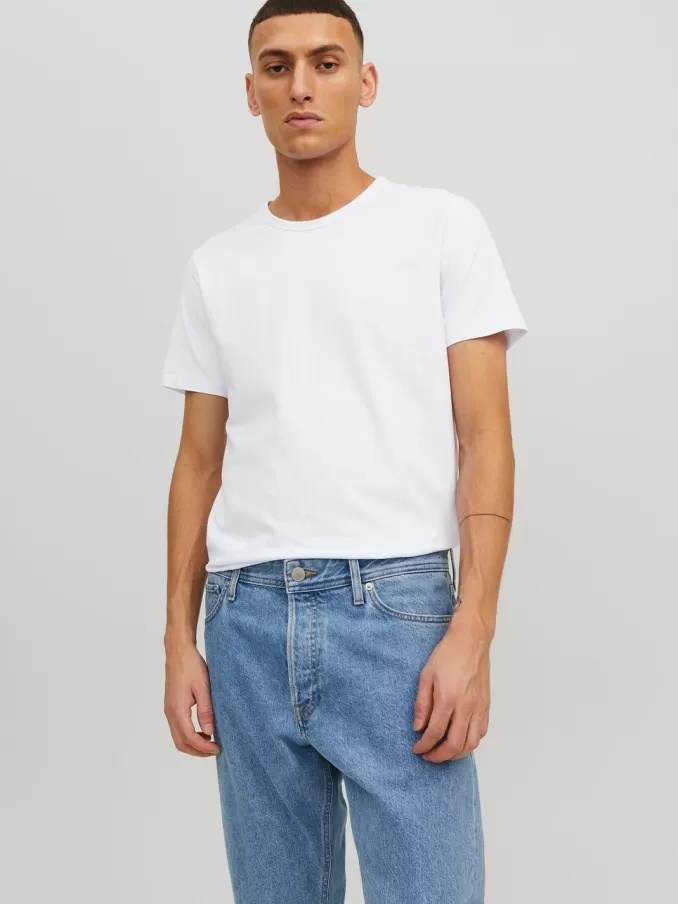 Plain Round neck T-shirt-Jack & Jones New