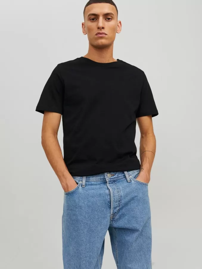 Plain Round neck T-shirt-Jack & Jones Online