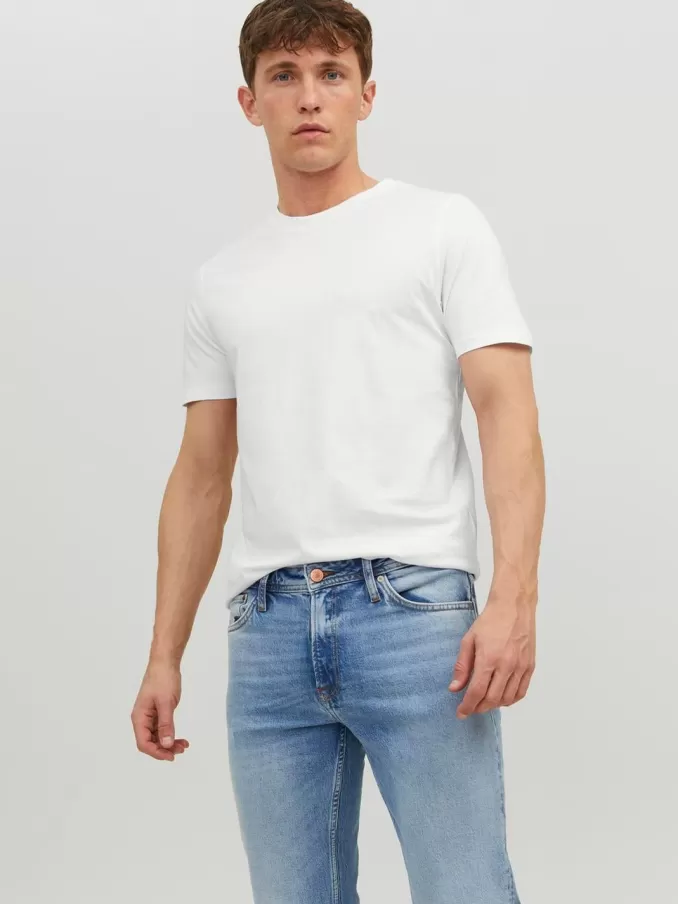 Plain Round neck T-shirt-Jack & Jones New